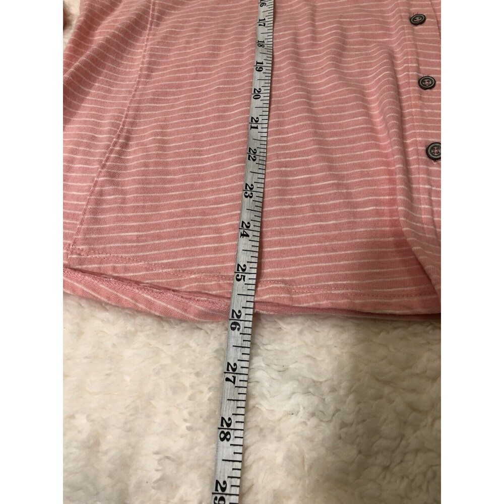 Sonoma Pink Collared Button Up With Pockets 100% Cotton - Picture 10 of 10